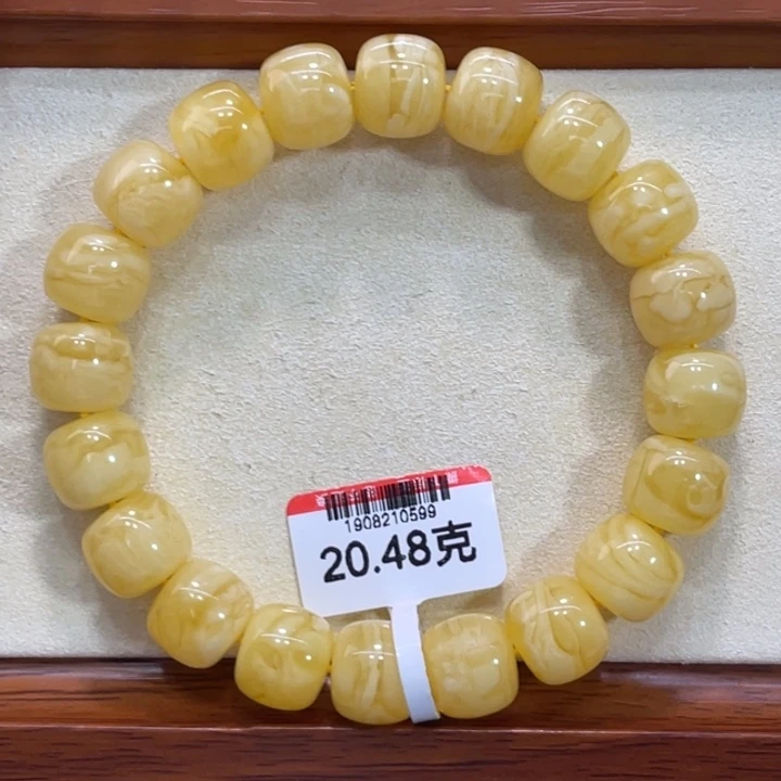 柒***玖手链琥珀未镶嵌蜜蜡