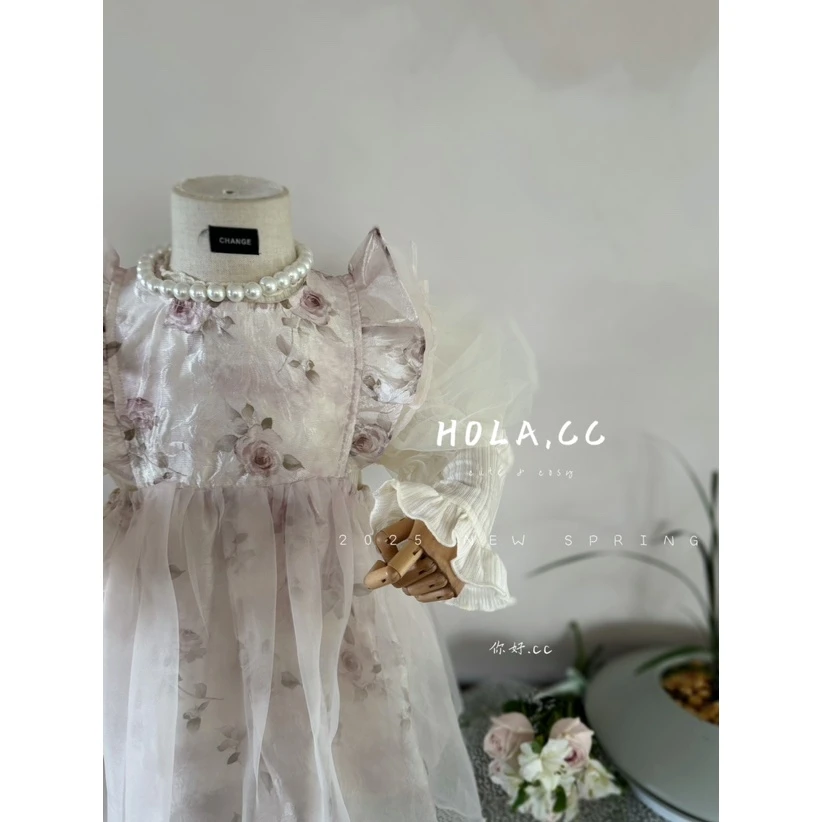 HOLA.CC·25春~印花纱裙8869