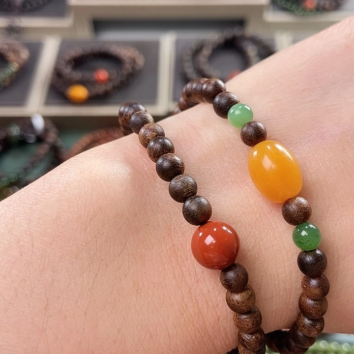 沉香手串0.5红土沉香手串