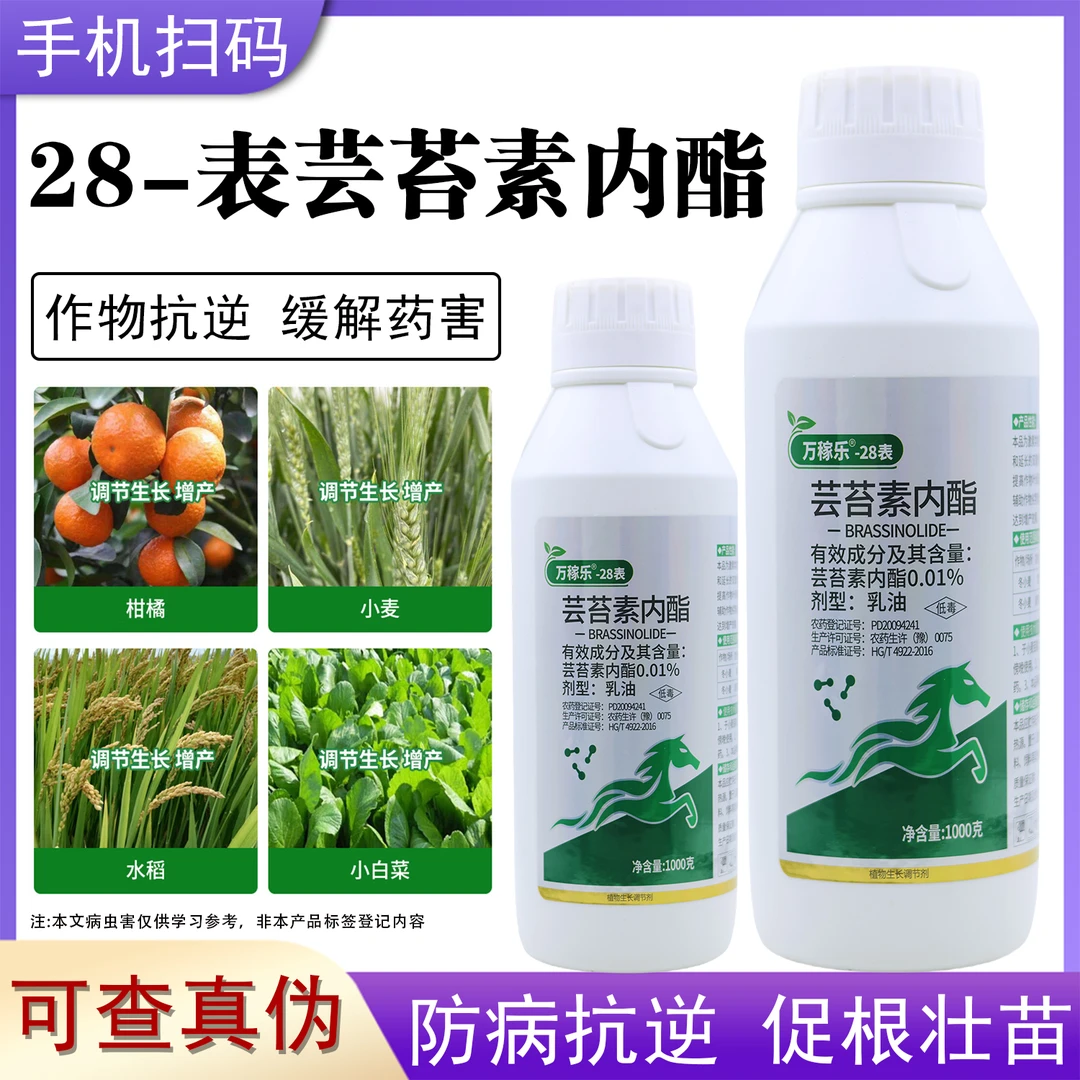 芸苔素内酯植物生长调节剂促进生根保花保果叶面肥农用调节剂正品