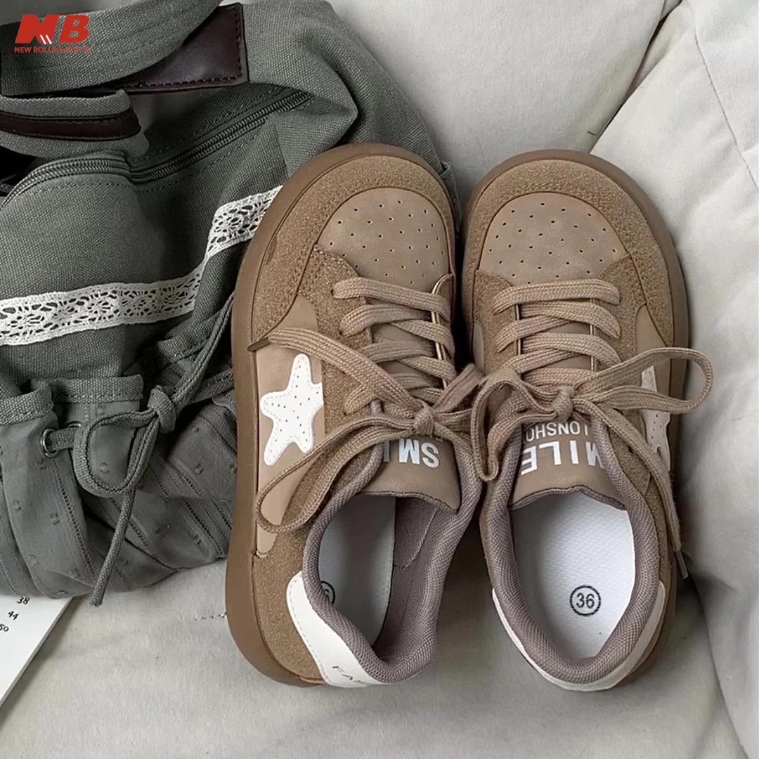 新百伦【奥莱清仓】2025秋季新款百搭轻便德训鞋韩版休闲复古圆头