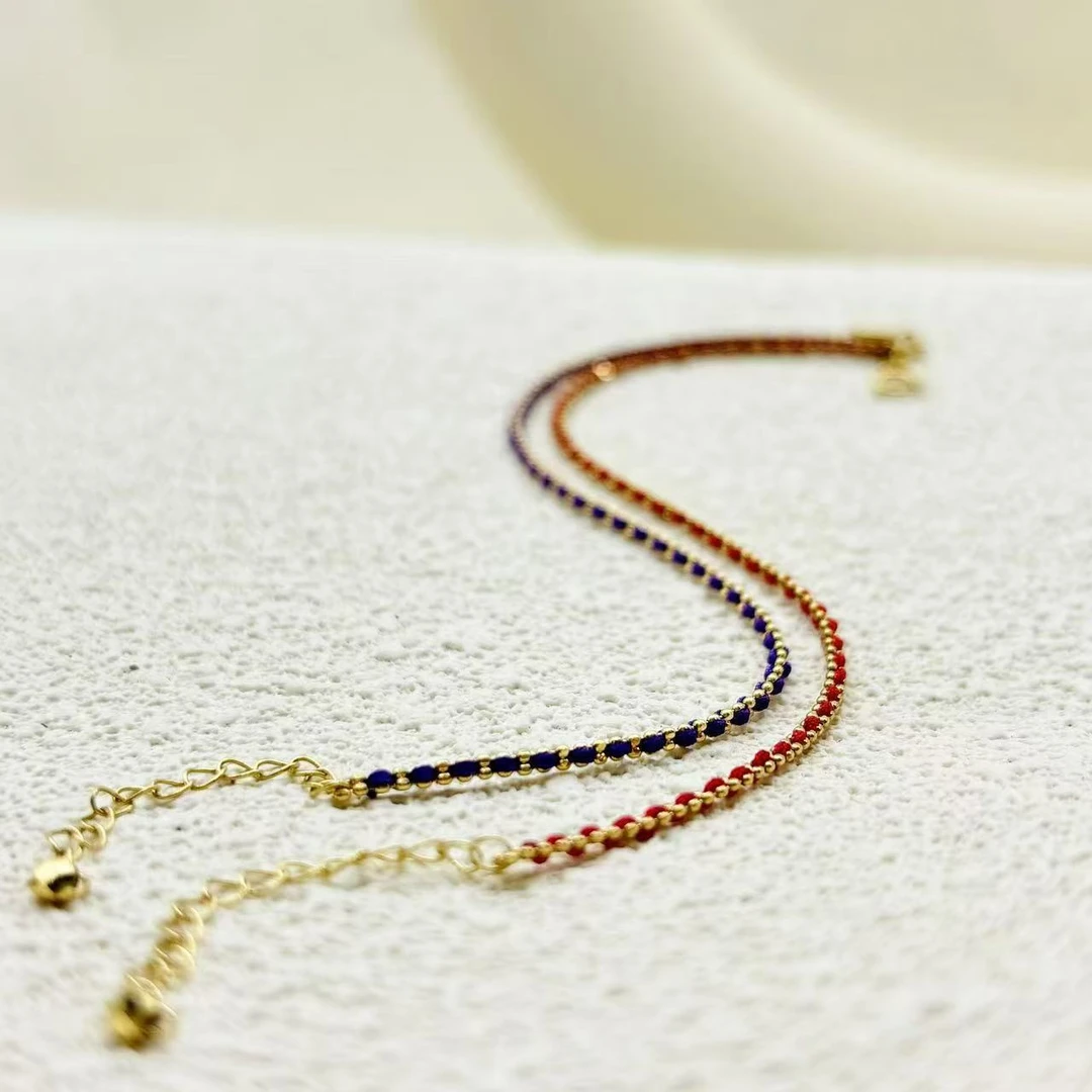 本本红绳｜18k金本本红绳手链#1217#15+3cm（颜色可选）