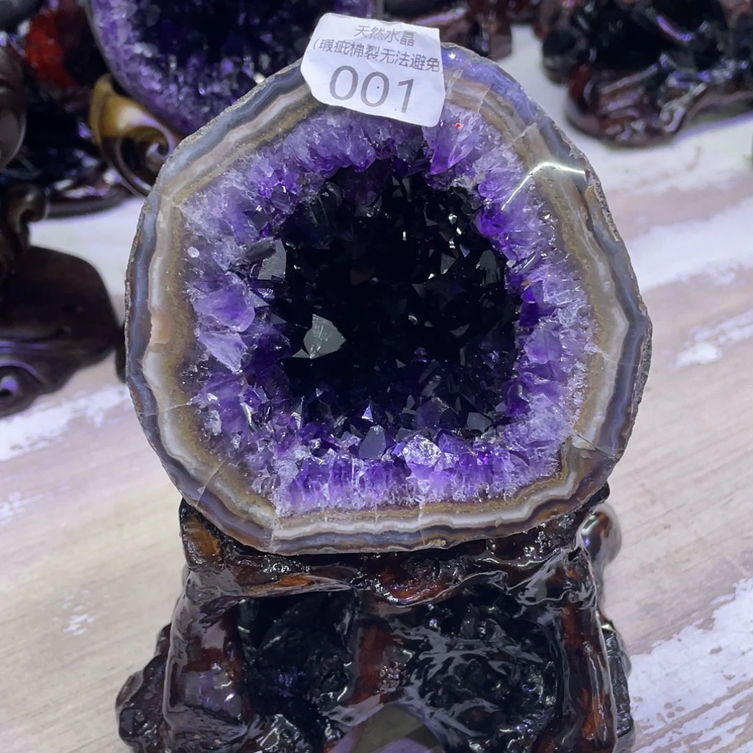 大型摆件（非配饰）未镶嵌紫晶朱