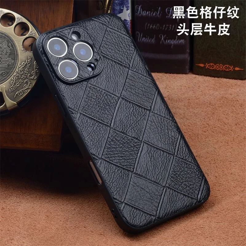 【一加OnePlus系列】【真头层牛皮】适用1+13手机壳Ace5男12潮11新10T