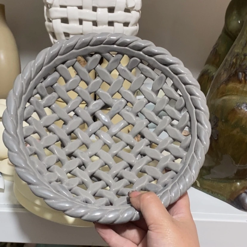 【闪购商品】摆件蕊***蕊陶瓷摆件瑕疵特卖