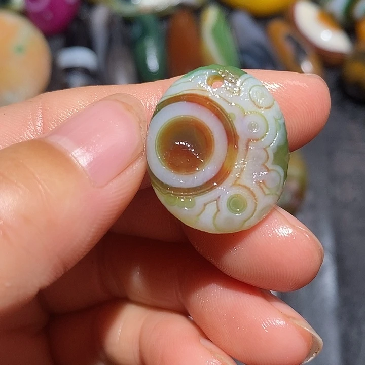 流***鸣玛瑙/玉髓合金颈饰