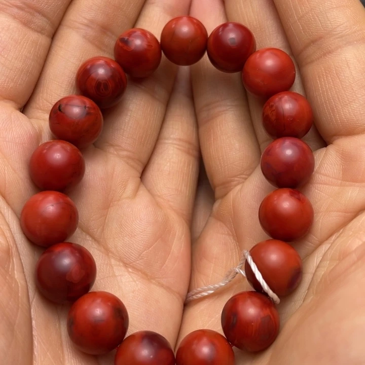 南红玛瑙手串12+未镶嵌