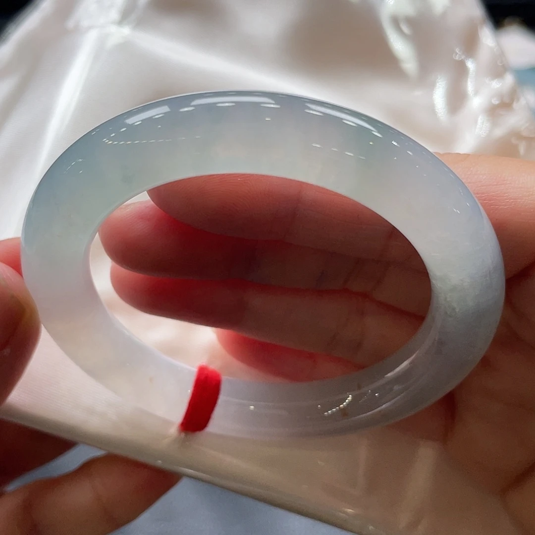 翡翠手镯未镶嵌40号圆条