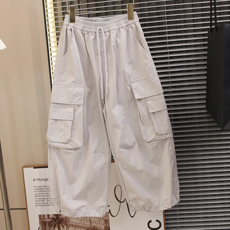 宽松童装直筒裤男童工装裤2025新款儿童休闲百搭春秋款长裤帅气潮