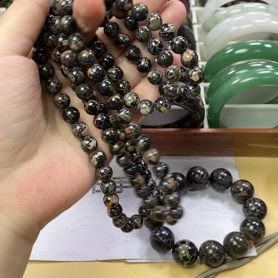 方钠石未镶嵌手串卡8