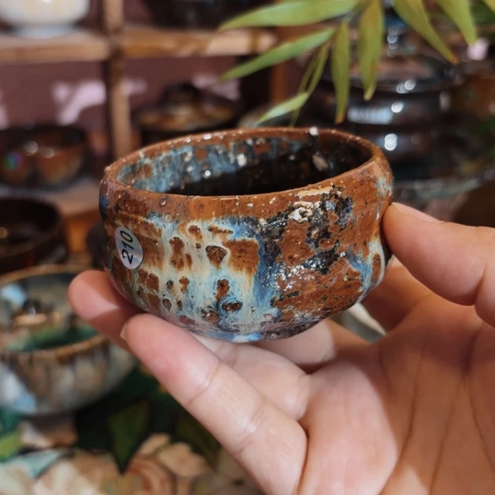 杯子柴烧主人杯复烧210