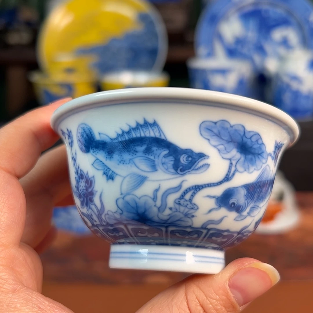 【闪购商品】杯望月怀古-鱼藻小压手