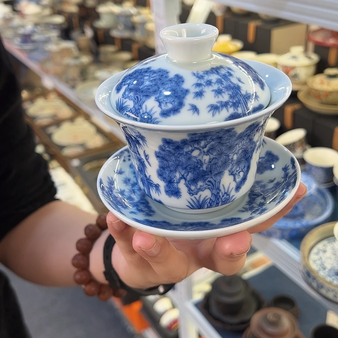 盖碗很漂亮我很喜欢