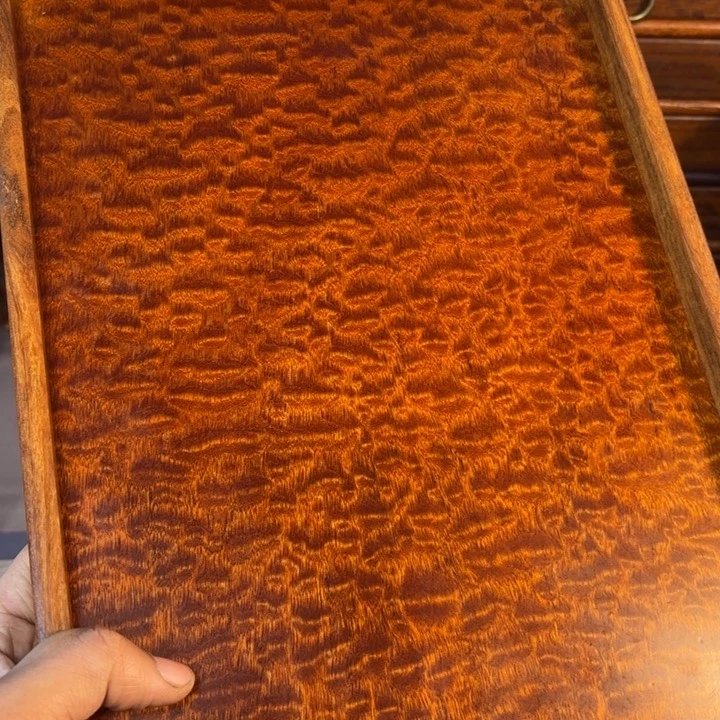 木缅甸花梨超大托盘