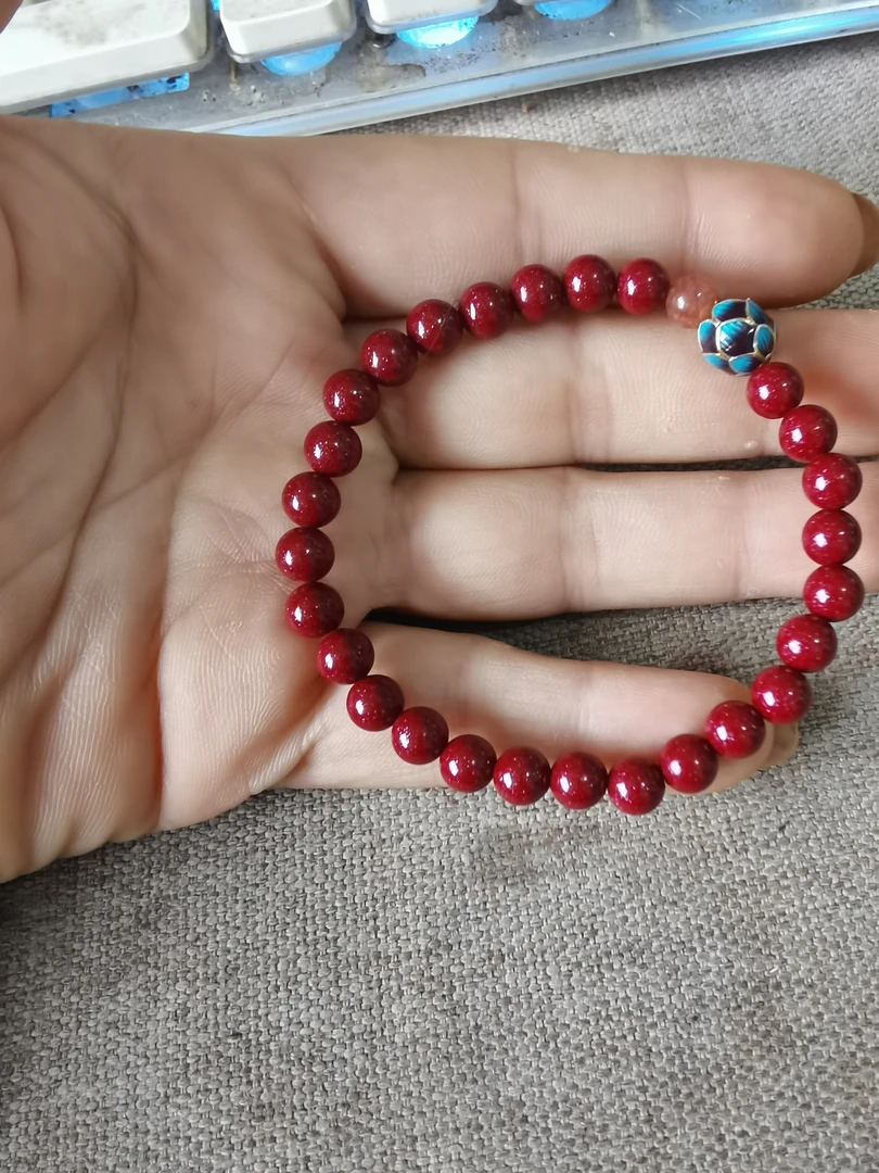 非金属珐琅手链 沙沙幸运莲花手链