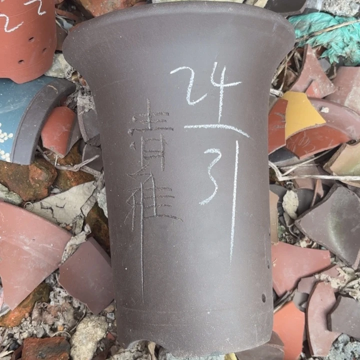紫砂花盆紫砂的花