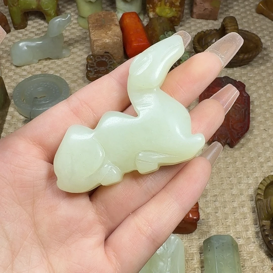 白玉菩提吊坠挂件