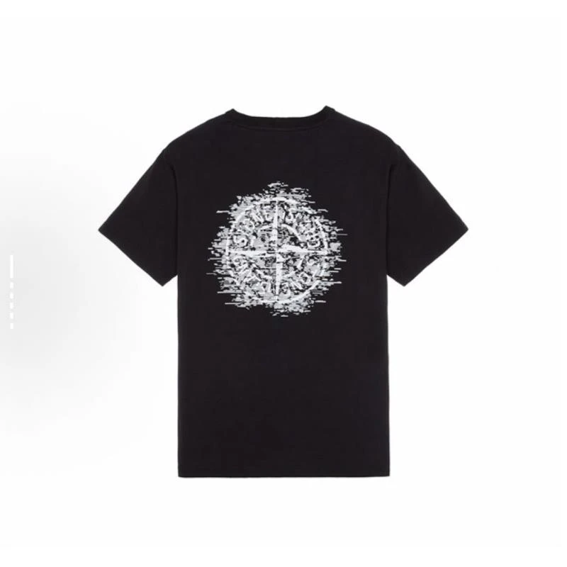 STONE ISLAND 石头岛 LOGO 罗盘印花圆领短袖T恤 78152NS89