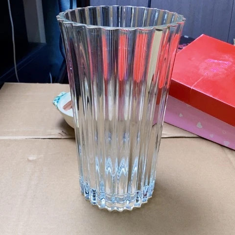 水晶花瓶 25 高黄车下单一单包邮