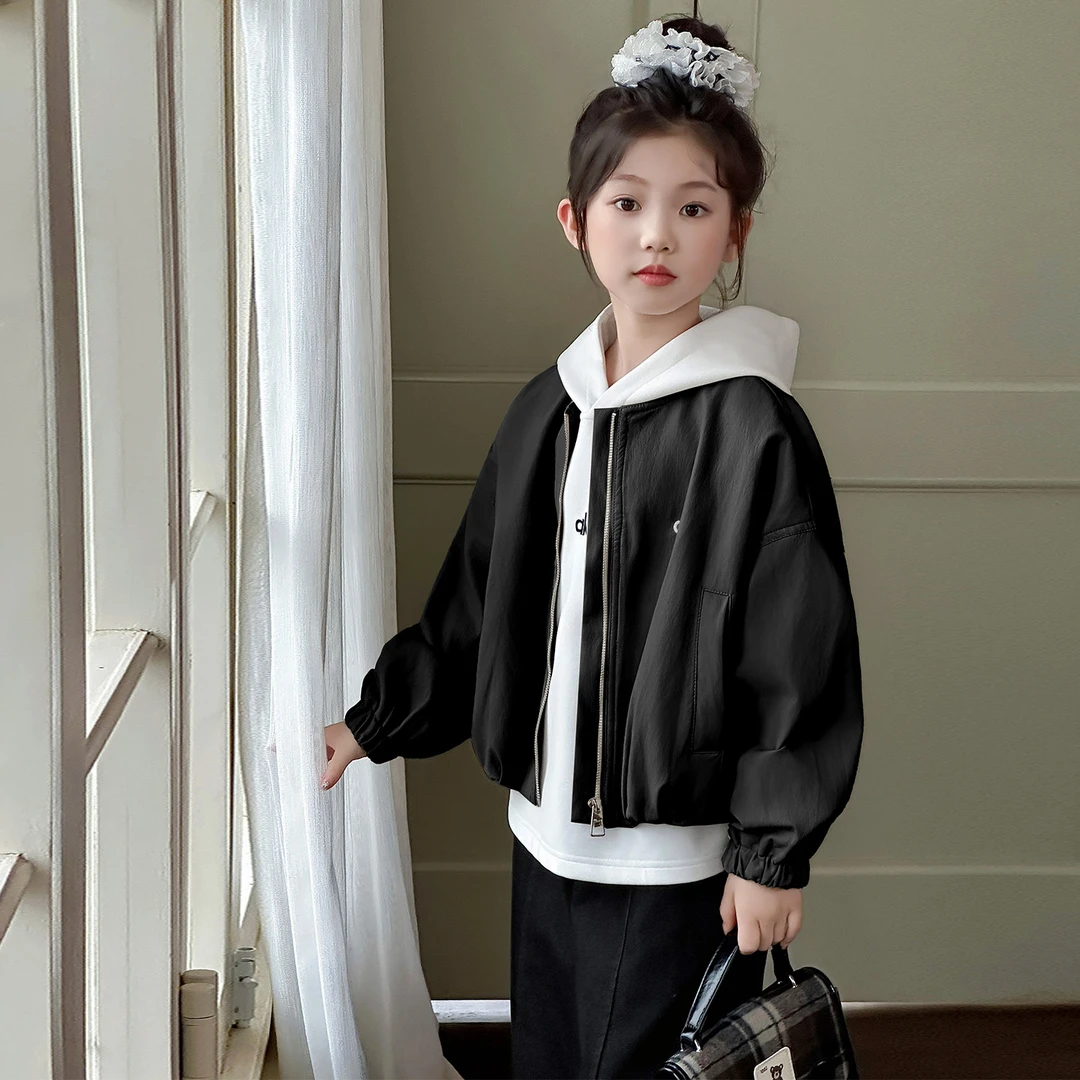 四号链接女中大童秋季套装2025新款春秋韩版洋气两件套百搭舒适潮