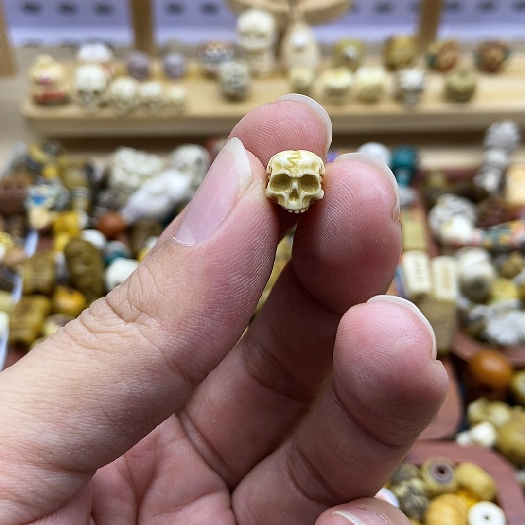 其他驼骨鹿角8毫米尸陀林配饰（天地孔）