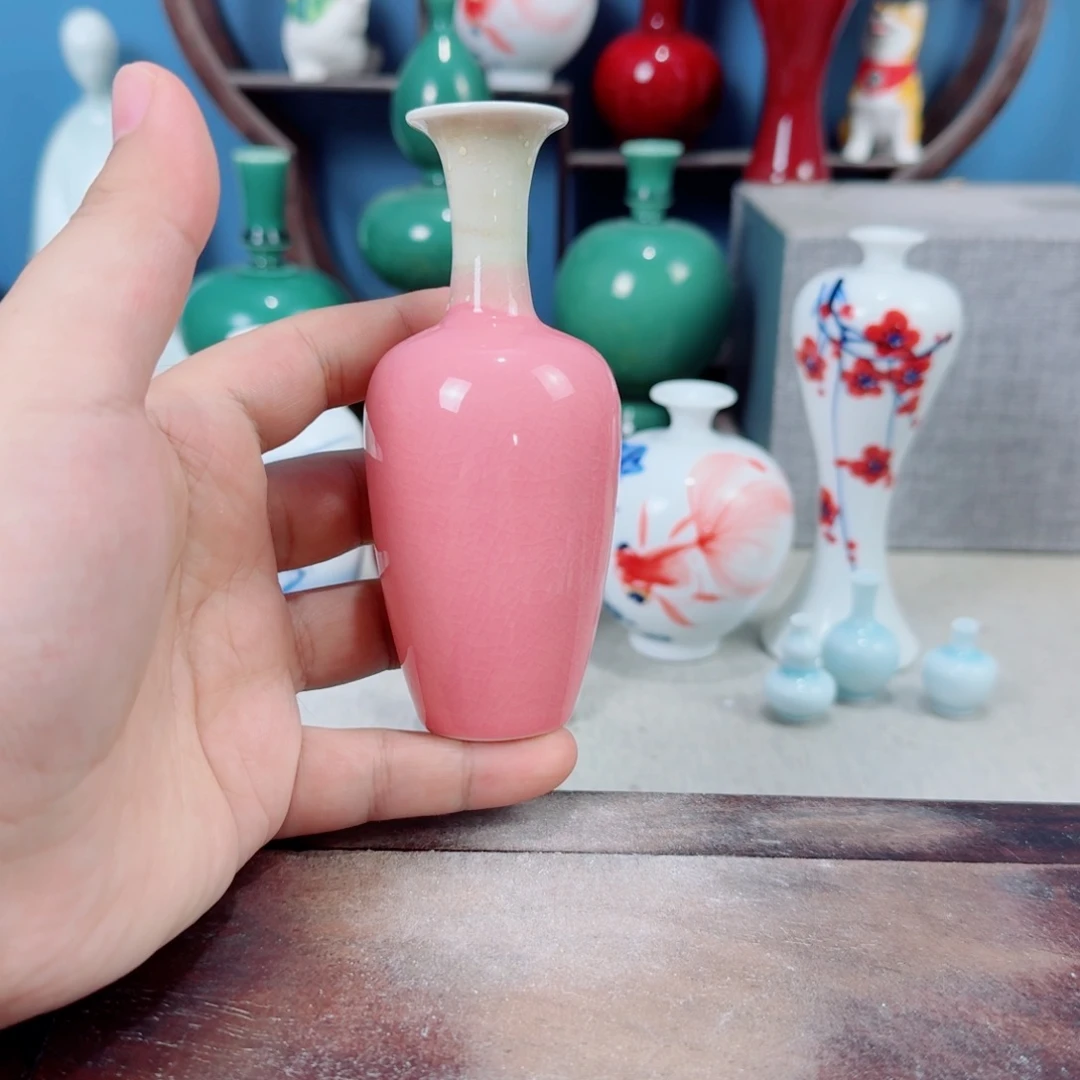 陶瓷手工小花器摆件