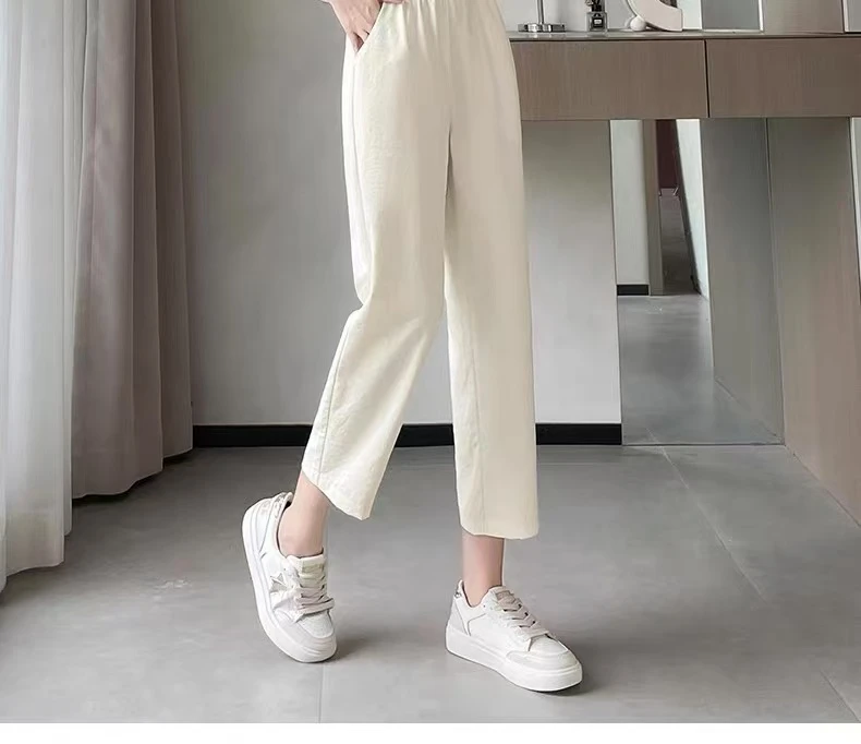 【鱼家】NN3079-时尚女装休闲裤百搭显瘦