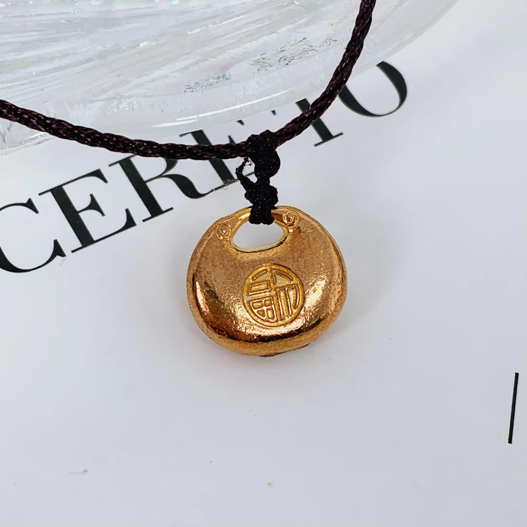 合金吊坠 复古古典古法小胖福