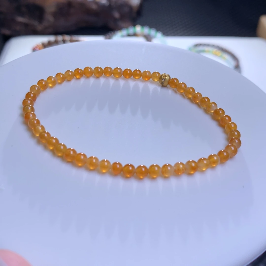 未镶嵌手链翡翠翡翠手串卡3.7