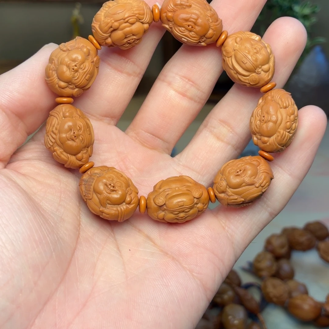 手串橄榄核横财神