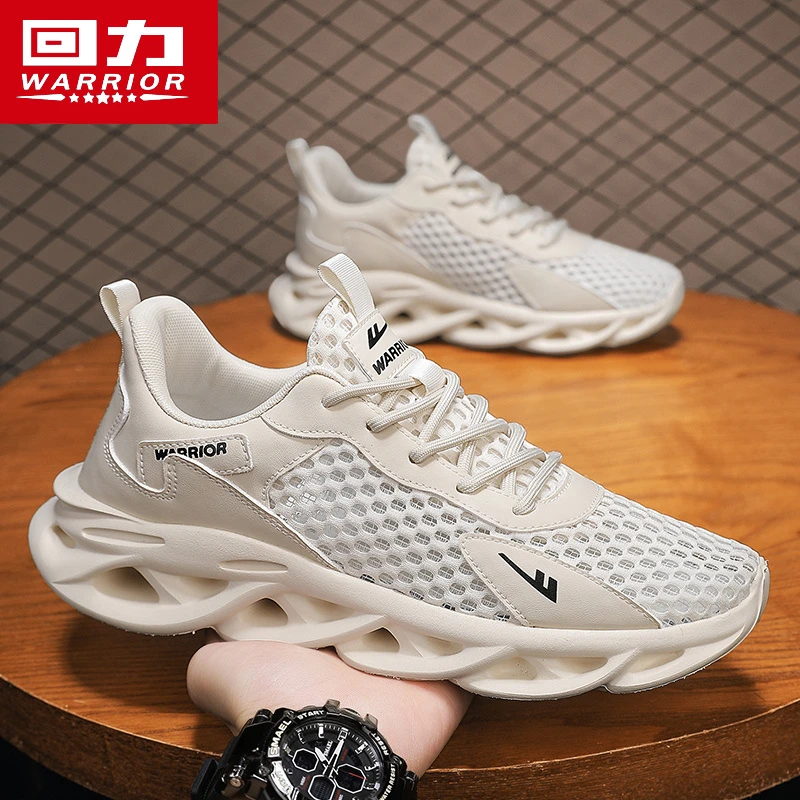 回力男鞋冬季2025新款透气防臭网面鞋男士百搭休闲软底运动跑步鞋