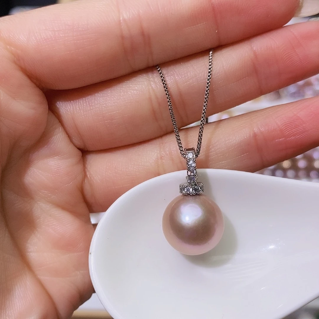 淡水珍珠颈饰合金