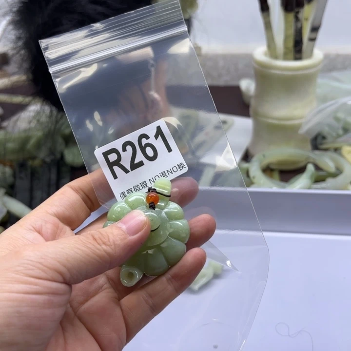 蛇纹石玉发饰合金?**?