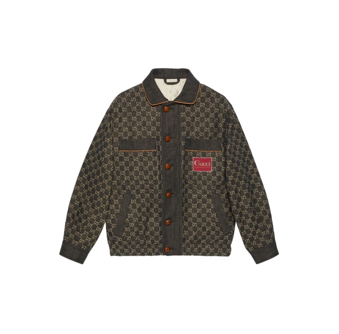 95新 GUCCI/古驰 Tsan0232/GUCCI/古驰/满印牛仔服/尺码46