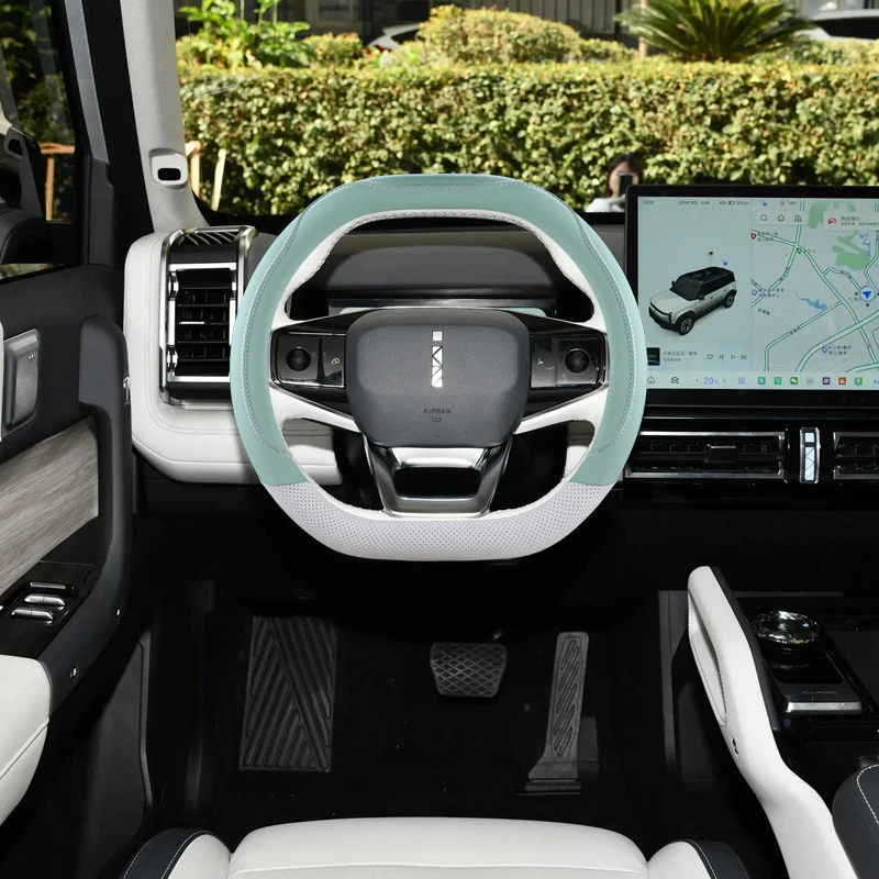 47奇瑞新能源icar v23 03方向盘套皮款四季通用汽车手把套防滑透