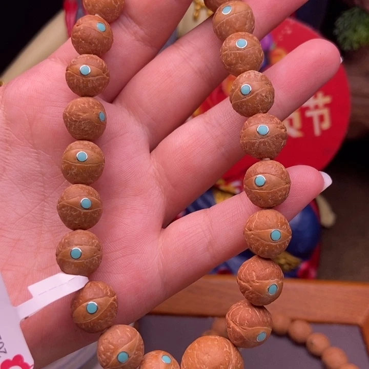 凤眼菩提吊坠11.5+松