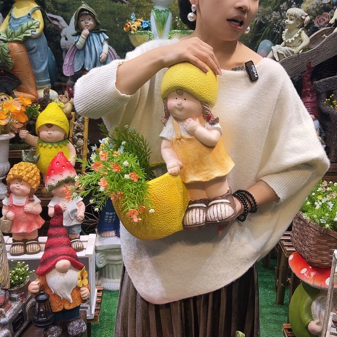 花园摆件红红火火
