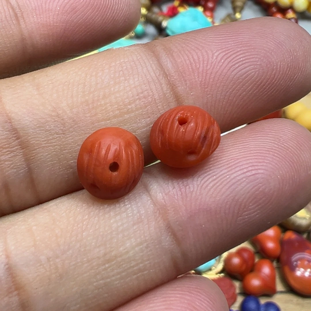 南红玛瑙未镶嵌颈饰尺寸8.9