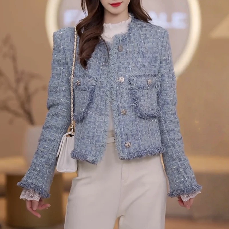 法式复古休闲宽松长袖开衫外套女2025秋季新款时尚设计感洋气衣服