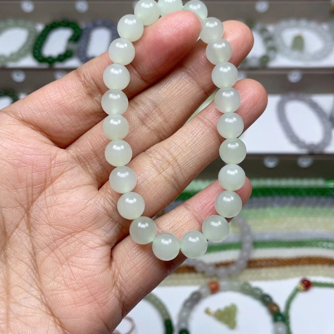 和田玉手链未镶嵌香*飘