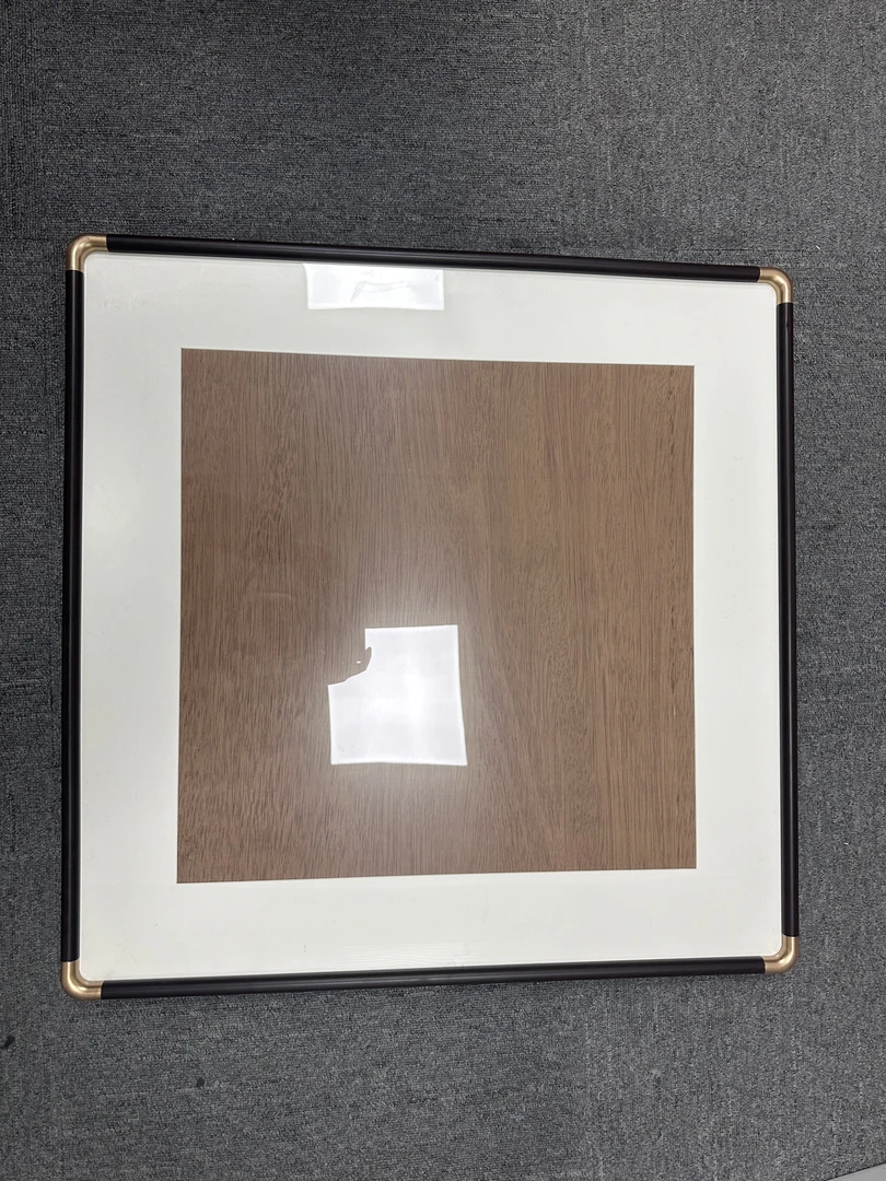 【知新】68x68仿铜角画框【胡桃色】