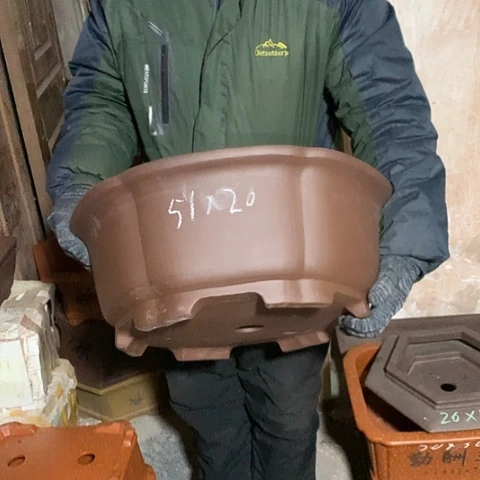 紫砂花盆手工制作