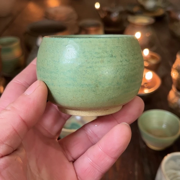 【闪购商品】杯众*圆小福泥陶艺茶几风