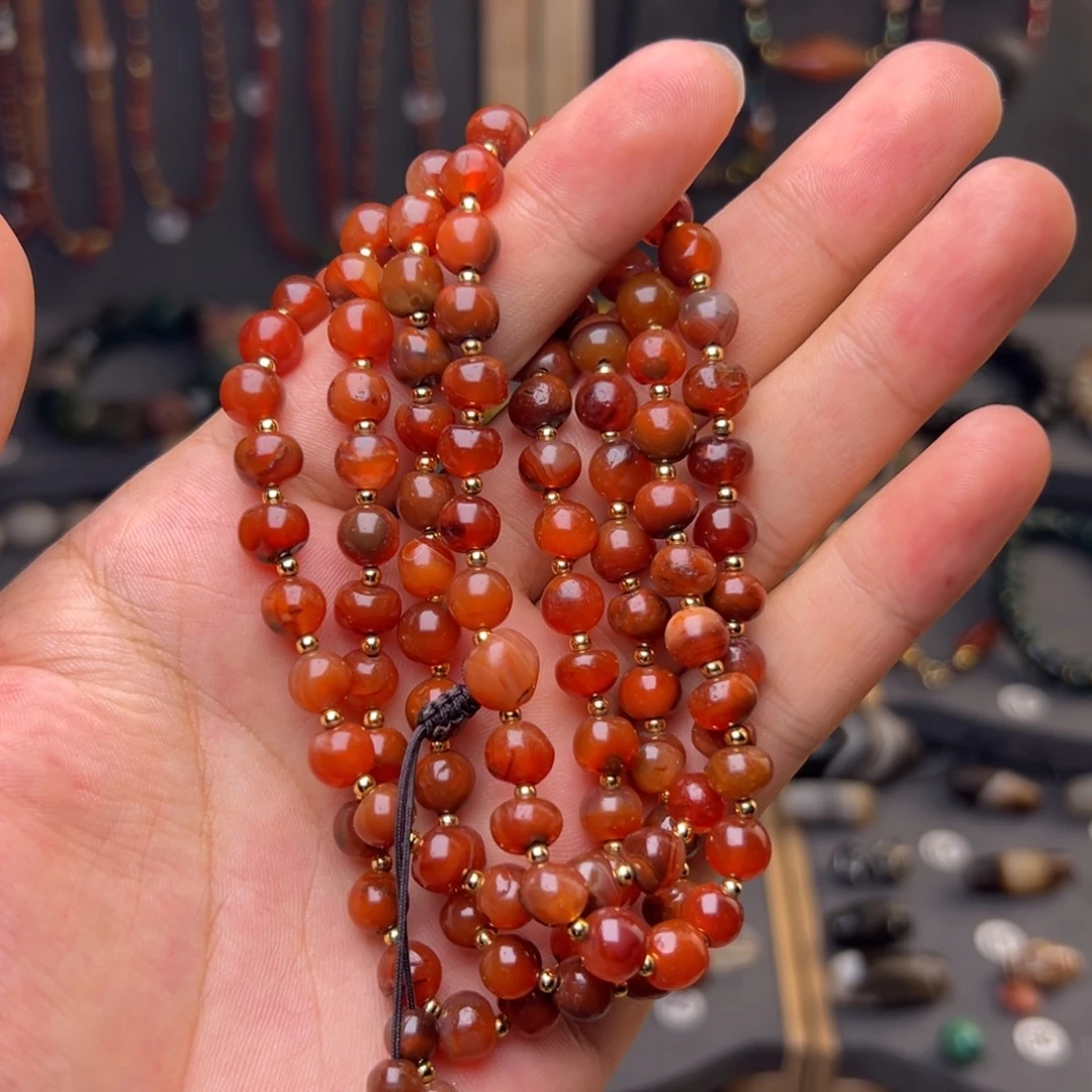 玛瑙/玉髓颈饰合金