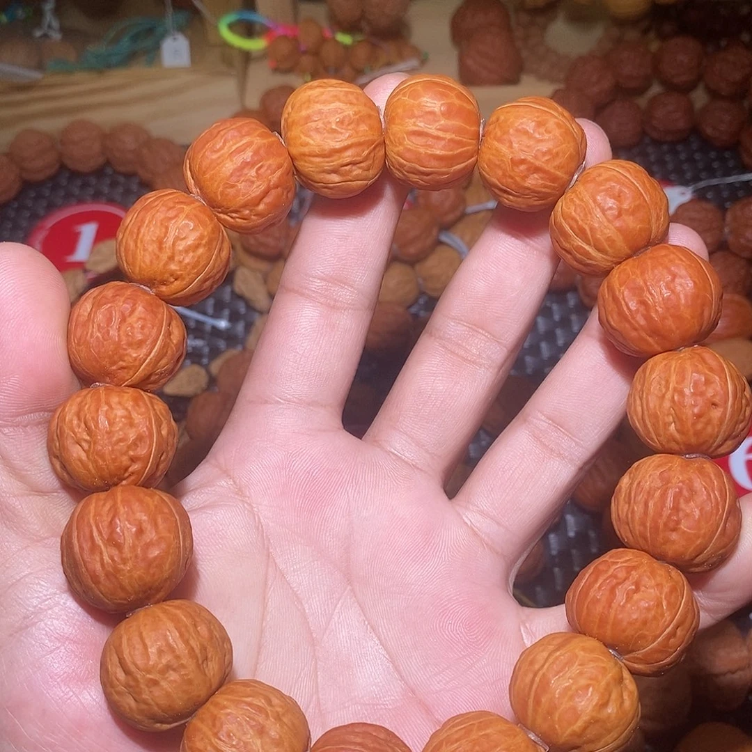 文玩核桃手串白茬光头手持手串