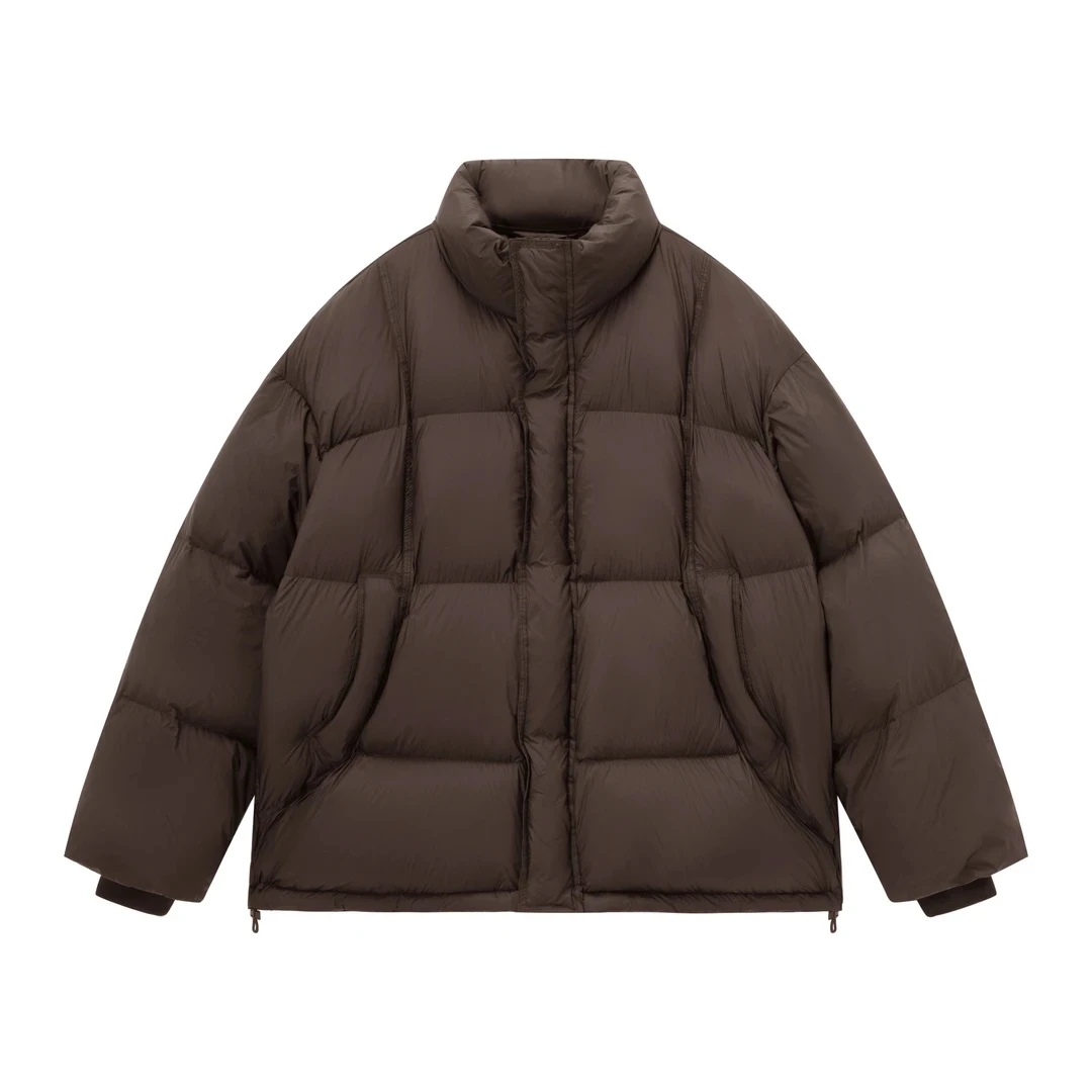 LIGGICC 新国标90白鸭绒冬季云朵泡芙零重力面料羽绒情侣面包服