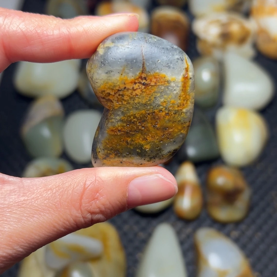 和田玉未镶嵌挂件24