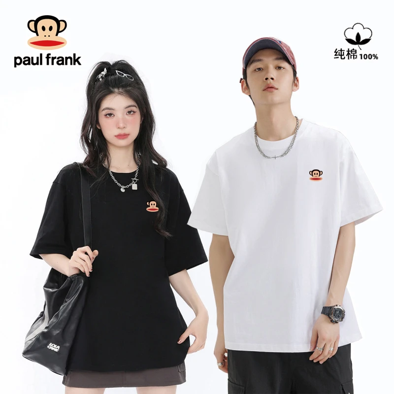 paul frank/大嘴猴短袖T恤时尚圆领休闲欧若风情侣欧若风穿搭