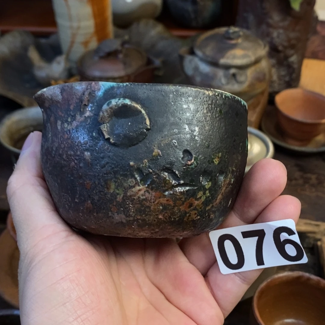 冬***冬备前烧柴烧茶具秘色南蛮