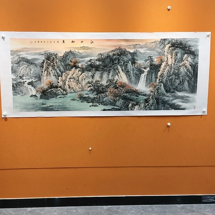 国画书法作品多次参加